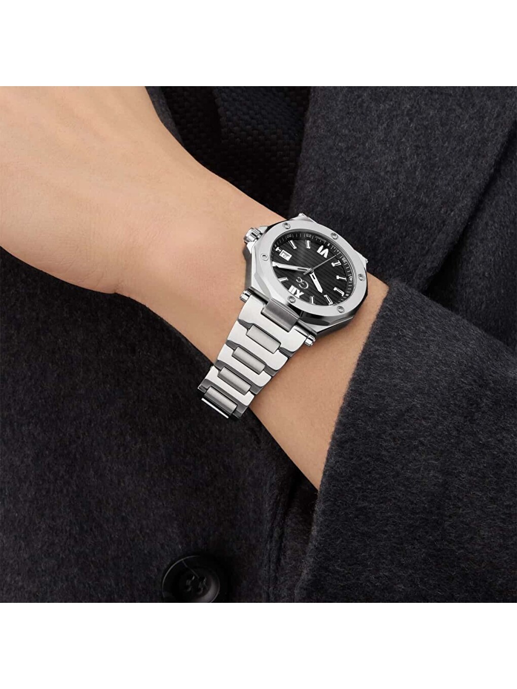 Gri GCZ67004G2 Erkek Kol Saati-5