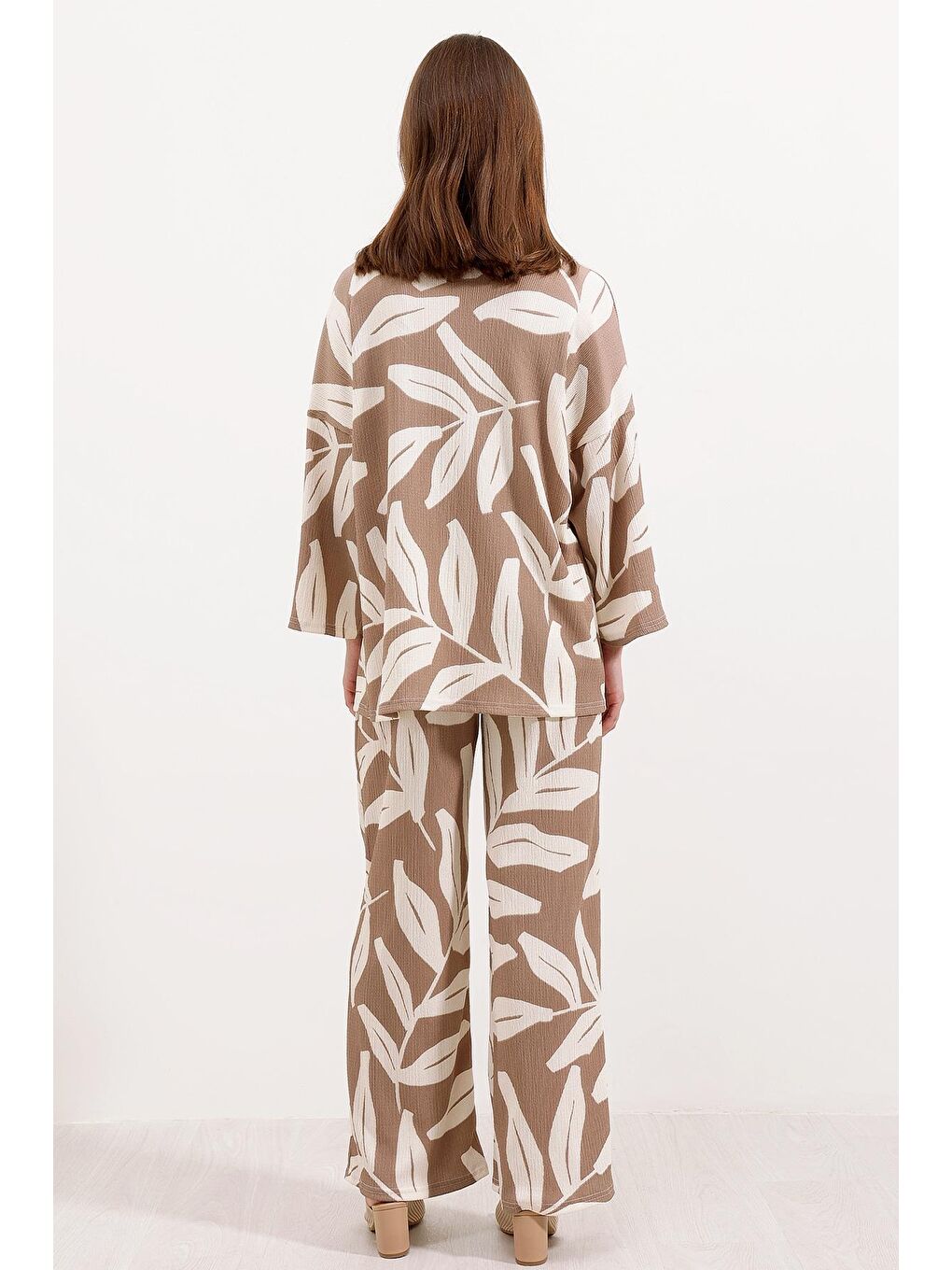 6582 Örme İkili Takım - Bej-3