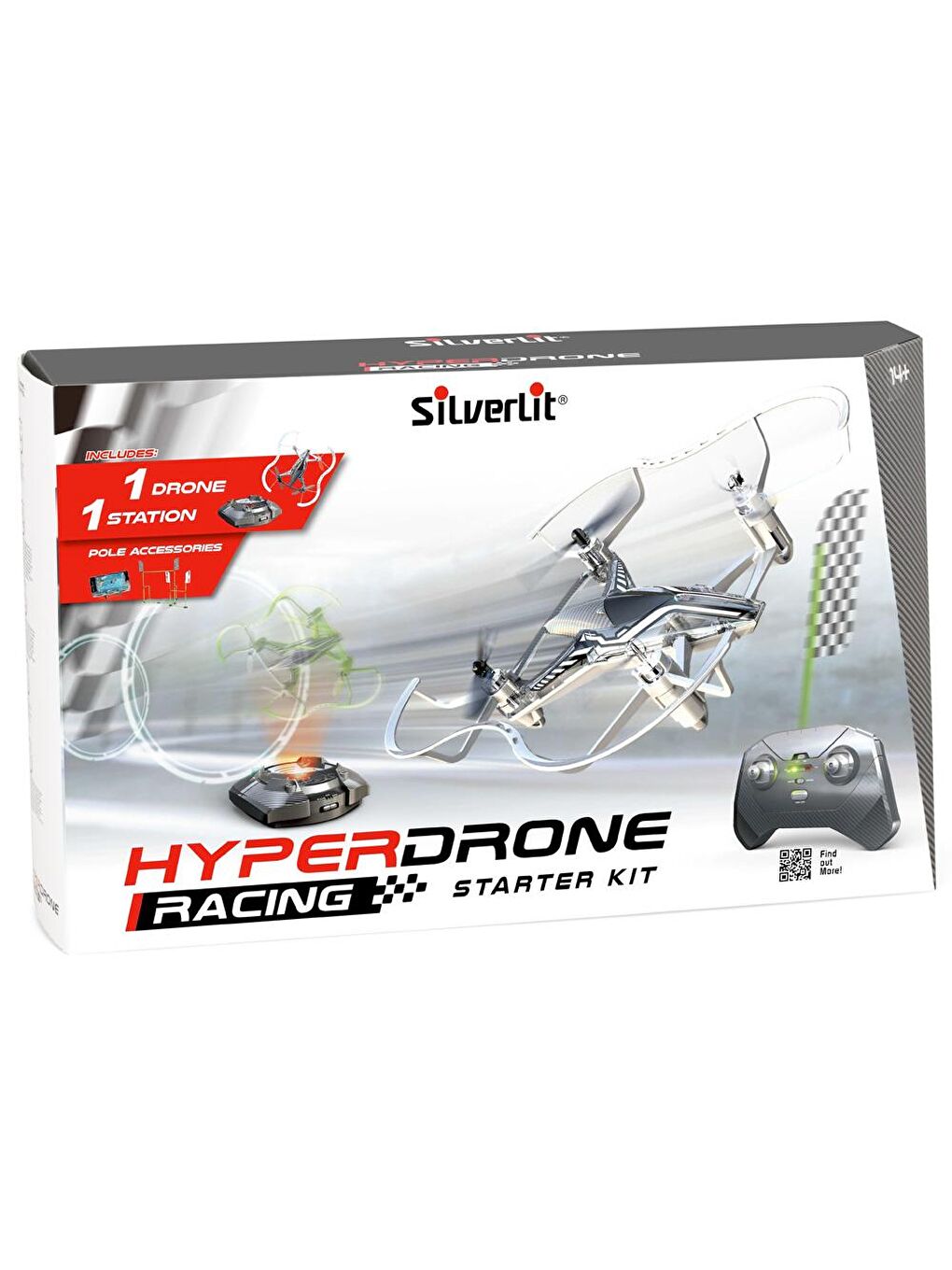 HyperDrone Yarış Başlangıç Kiti Gyro Gri-4