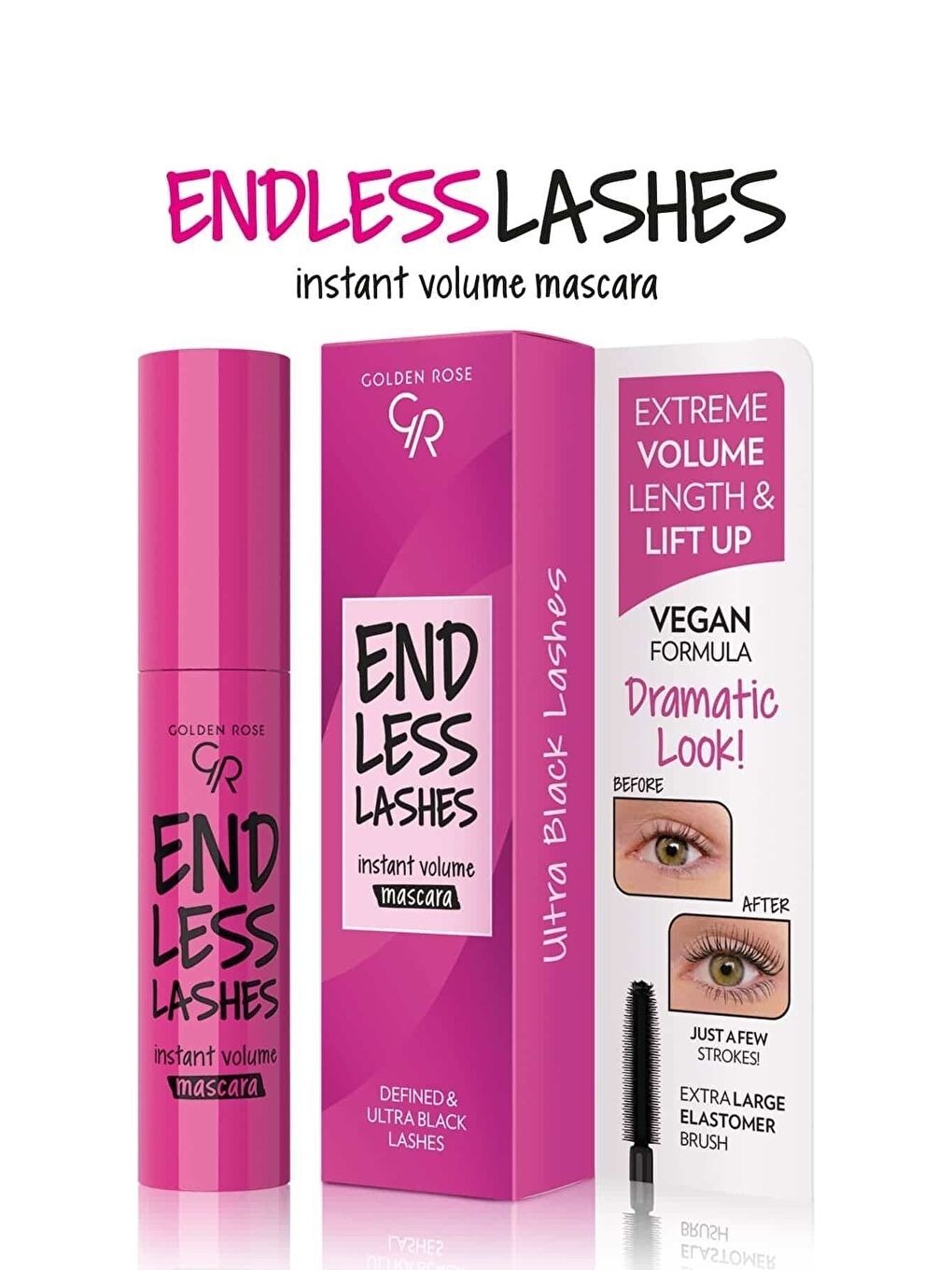 Endless Lashes Mascara - Black - Kıvrım Veren Maskara-4