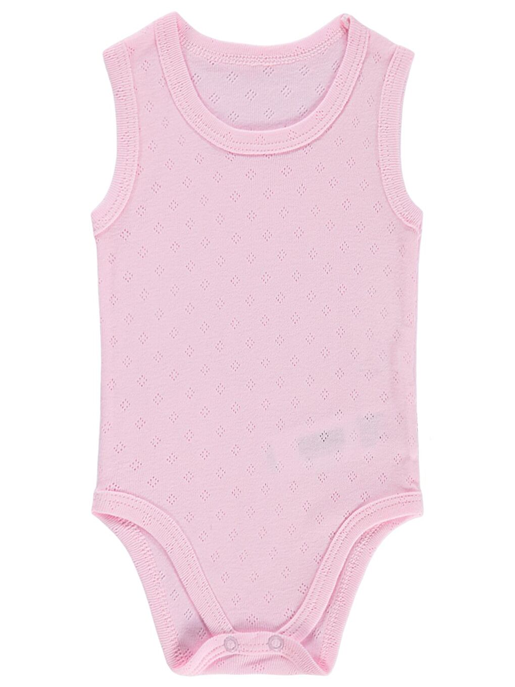 Baby Jakarlı 3-36 Ay Çıtçıtlı Badi - Pembe
