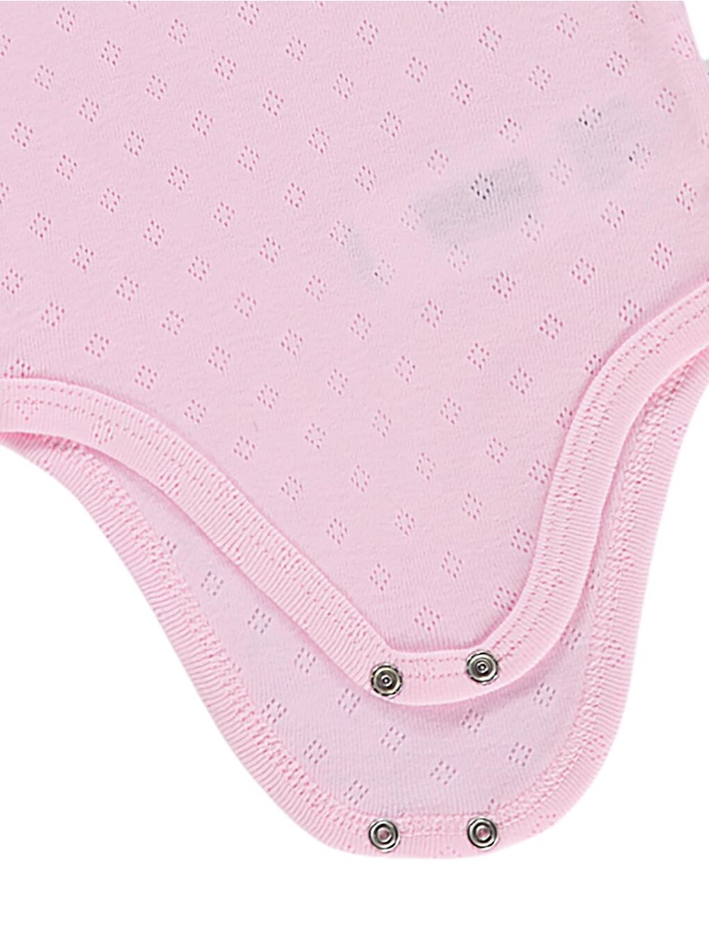 Baby Jakarlı 3-36 Ay Çıtçıtlı Badi - Pembe-1