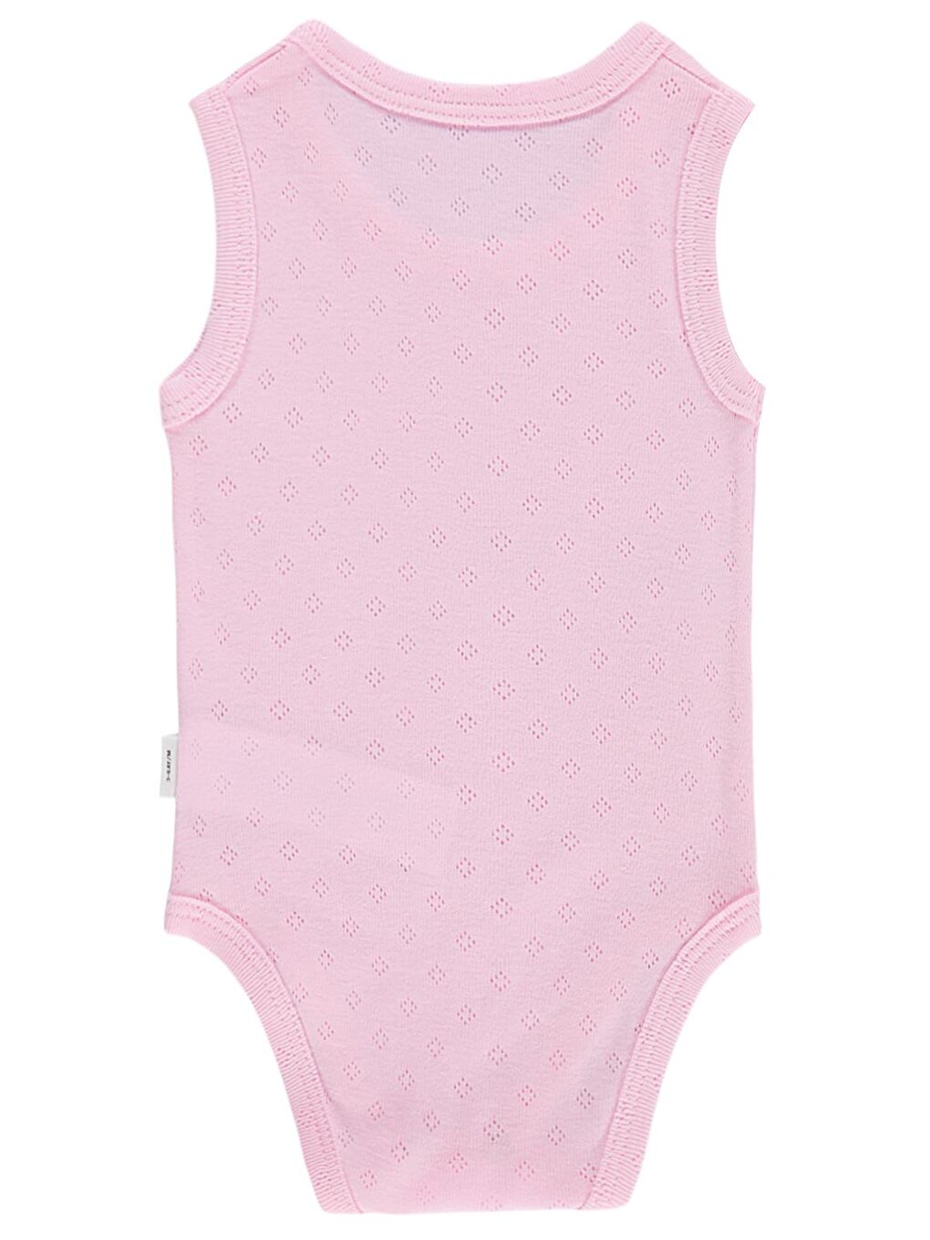 Baby Jakarlı 3-36 Ay Çıtçıtlı Badi - Pembe-2