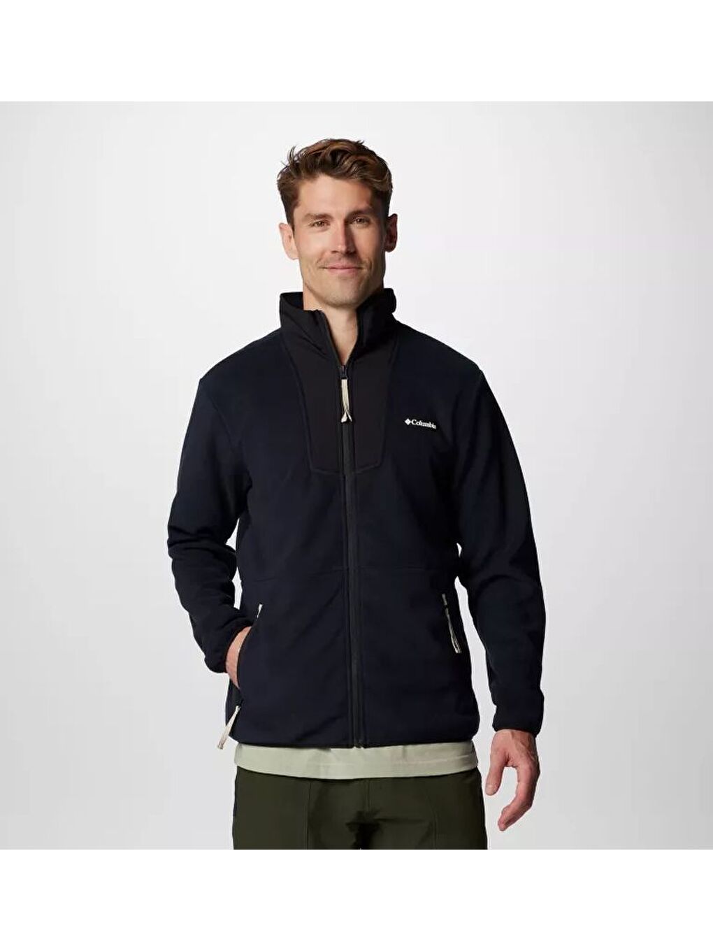 Columbia Siyah Full Zip Fleece Erkek Tam Fermuarlı Polar AM0596