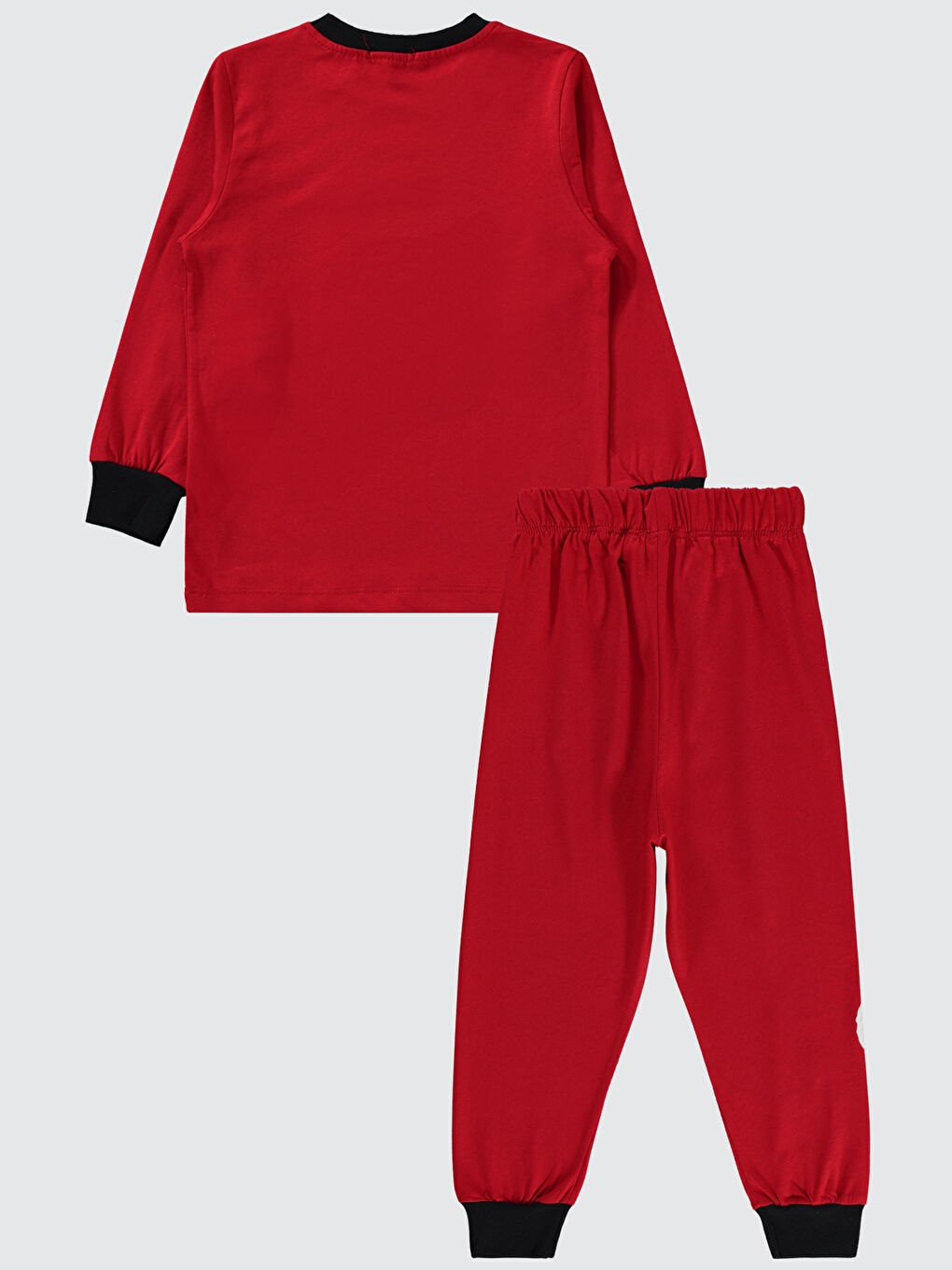 Boys Erkek Çocuk Pijama Takımı 2-5 Yaş Kırmızı-1