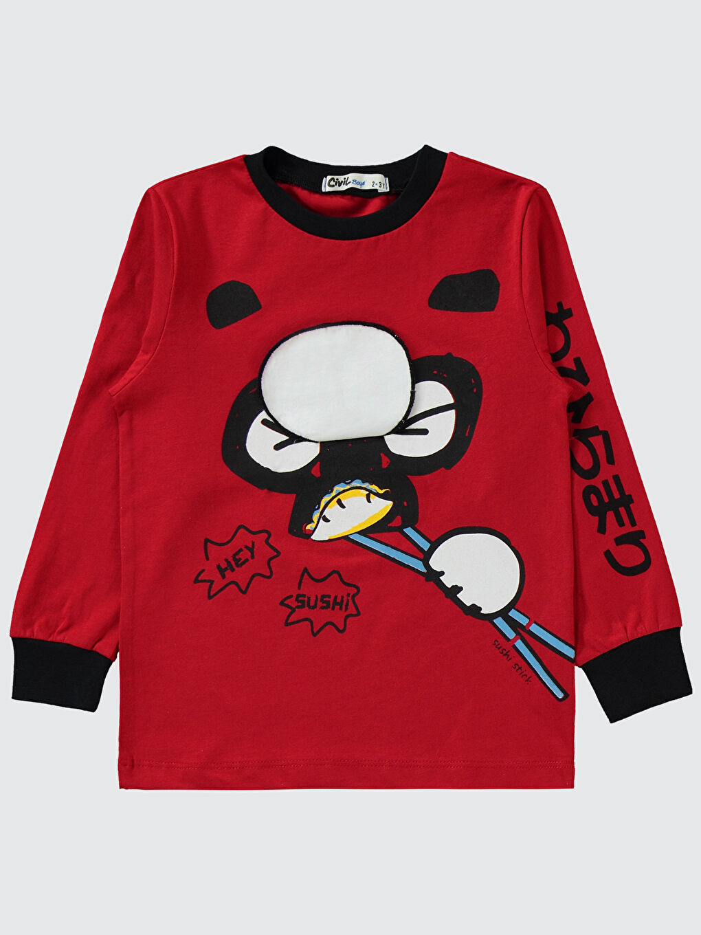 Boys Erkek Çocuk Pijama Takımı 2-5 Yaş Kırmızı-2