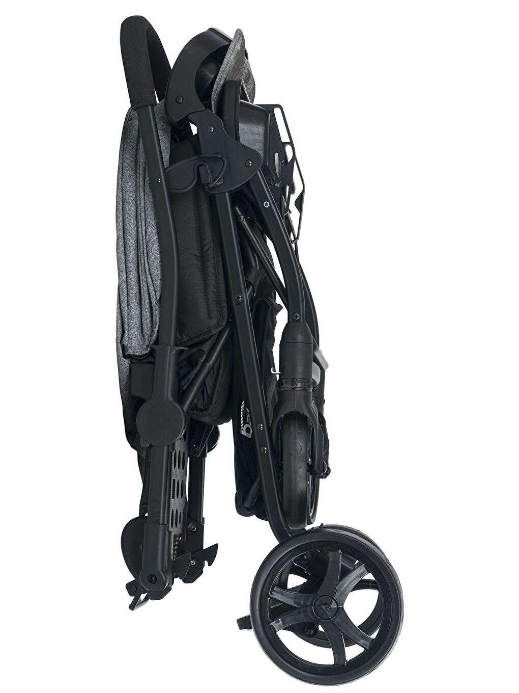 Bella Plus Çift Yönlü Bebek Arabası Gri-1