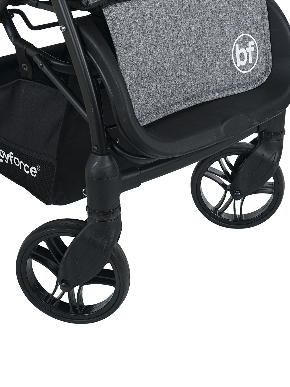 Bella Plus Çift Yönlü Bebek Arabası Gri-8