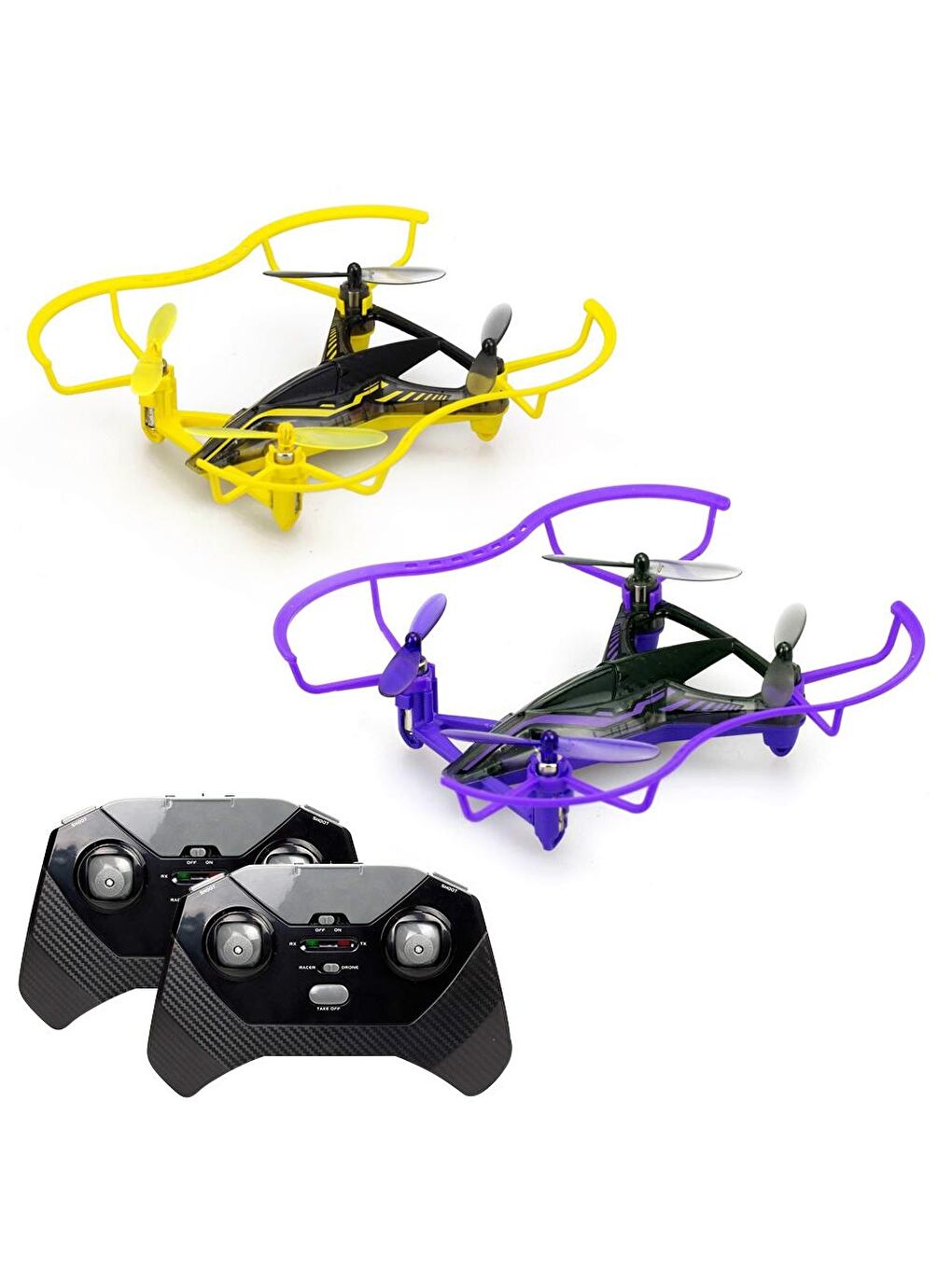 HyperDrone Yarış Büyük Kit 2.4G - 4CH Gyro - Çift Drone