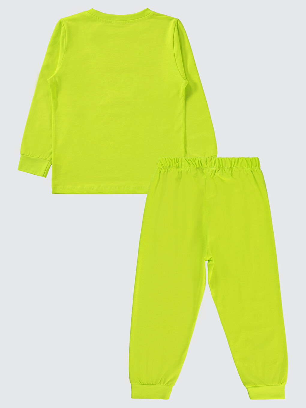 Boys Erkek Çocuk Pijama Takımı 2-5 Yaş Limon Sarısı-1