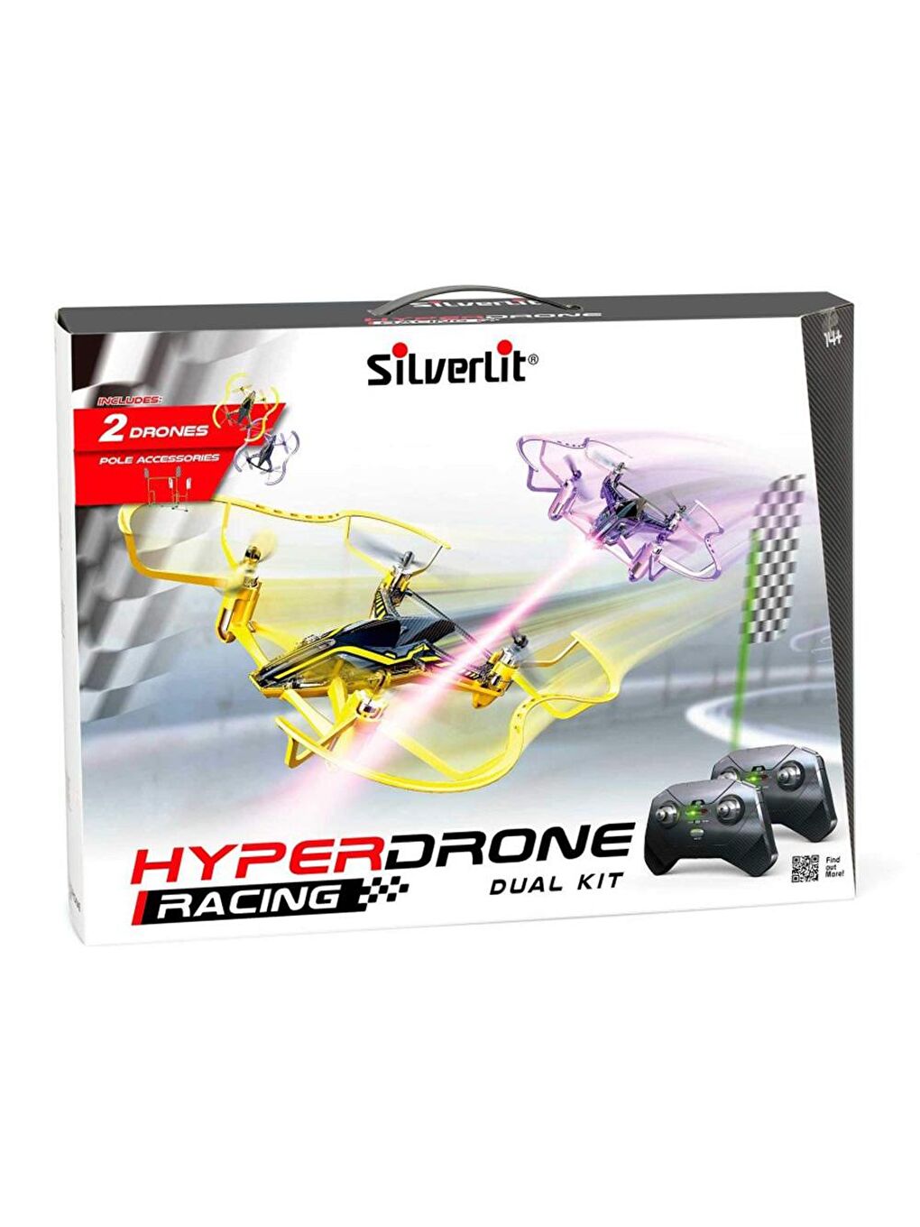 HyperDrone Yarış Büyük Kit 2.4G - 4CH Gyro - Çift Drone-3