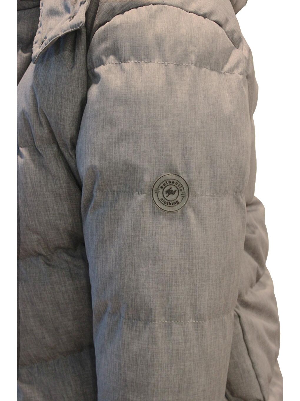 Gri Erkek Grİ Standart Şişme Mont-4