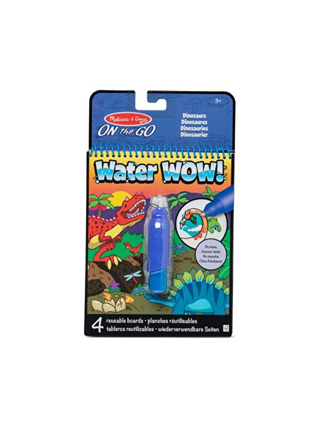 Melissa and Doug Karışık Water Wow! Su ile Boyama Kitabı - Dinozorlar - 1