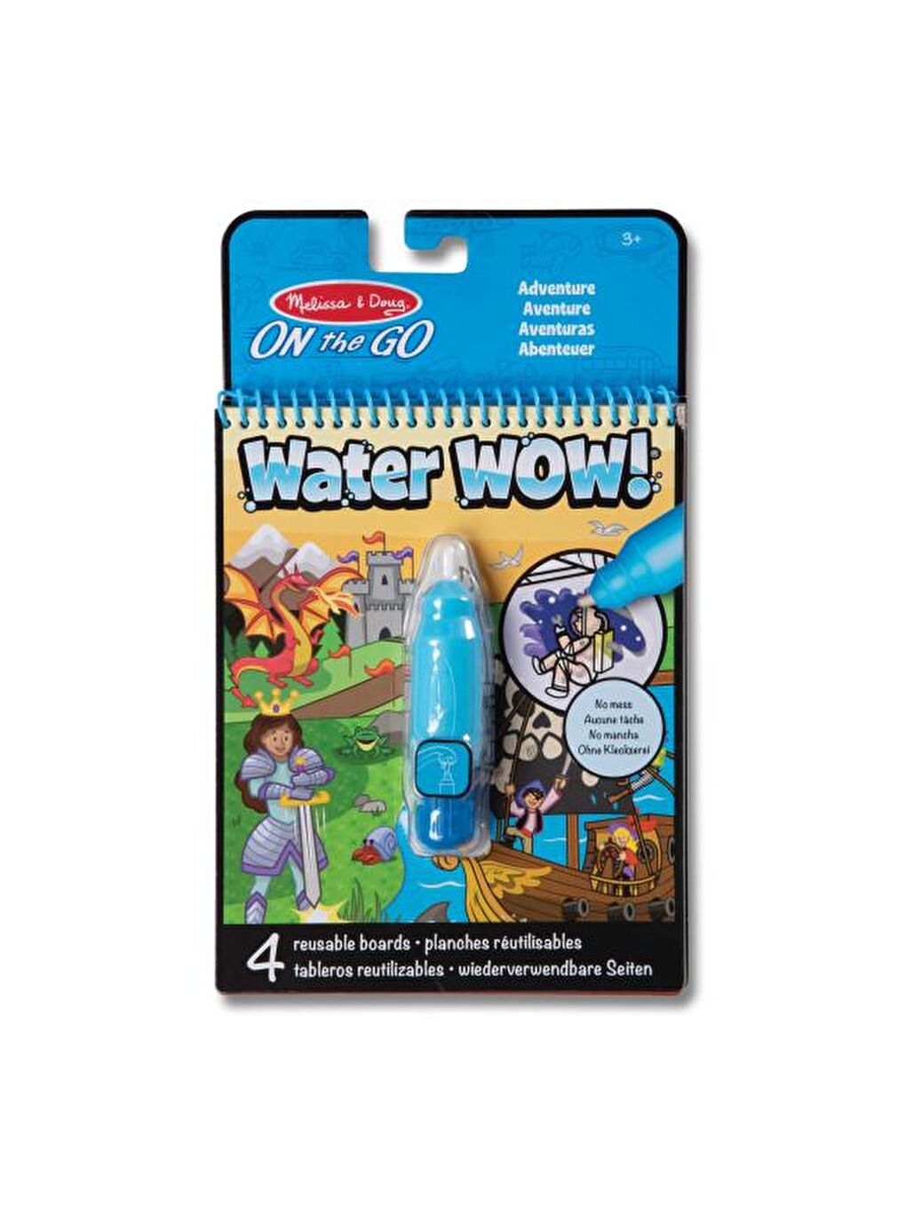 Melissa and Doug Karışık Water Wow! Su ile Boyama Kitabı - Macera - 1