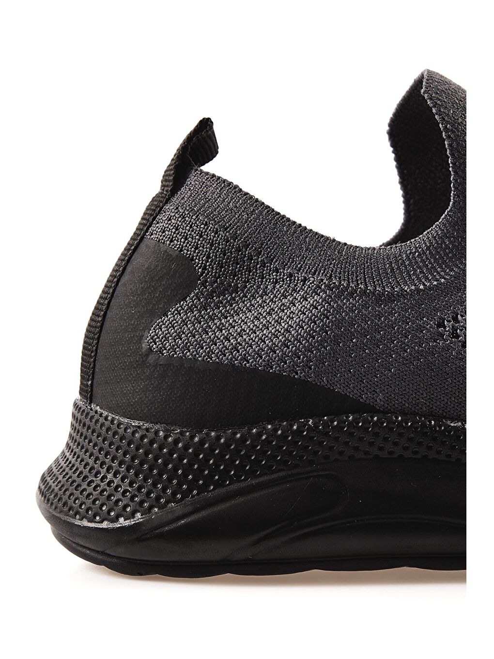 Gri Füme Yüksek Taban Fileli Bağcıksız Hafif Esnek Erkek Spor Ayakkabı - 89120-3