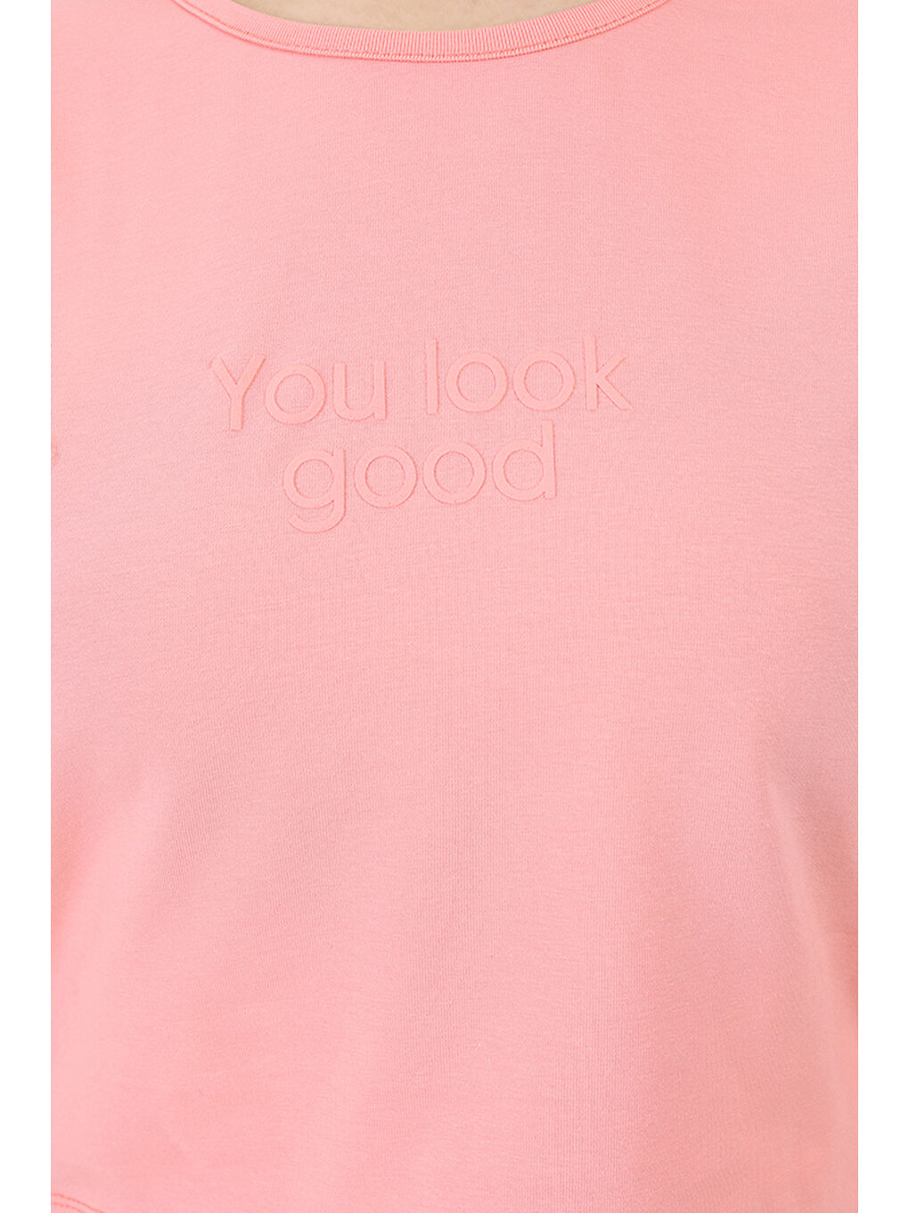 Pembe Kız Çocuk Baskılı Tişört-2