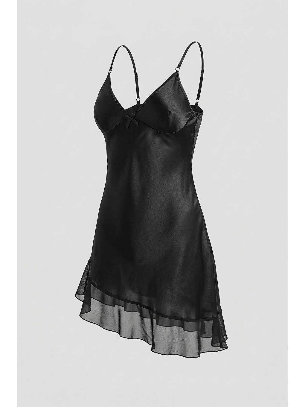 Siyah Saten 2 Li Set SİYAH-1