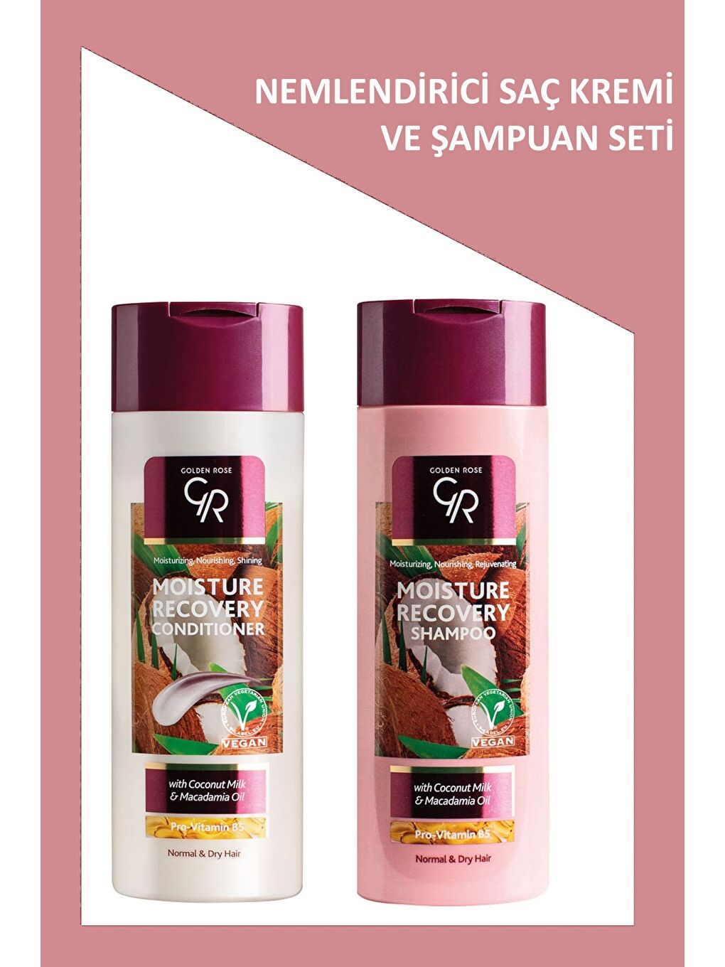 Moisture Recovery - Nemlendirici Saç Kremi ve Şampuan Seti