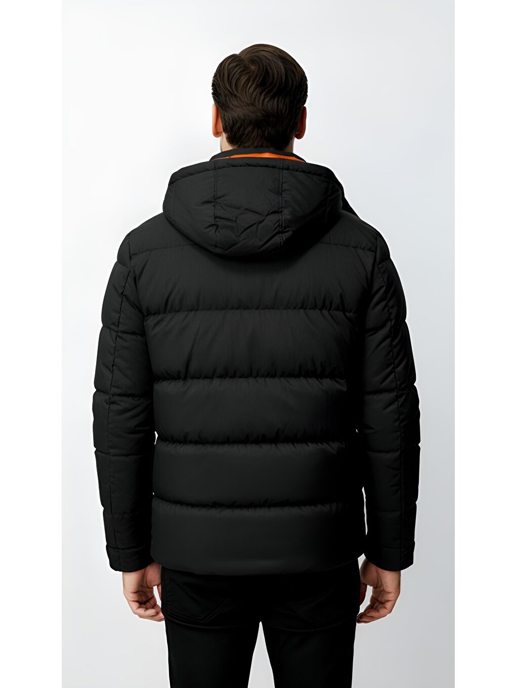 Siyah Erkek Sİyah Standart Şişme Mont-2