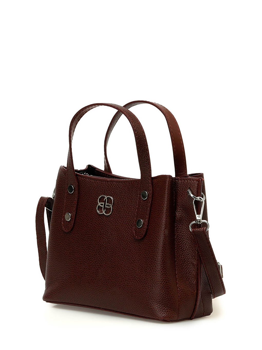 NTRL PRM CKGZ EL 4PR Bordo Kadın El Çantası-1