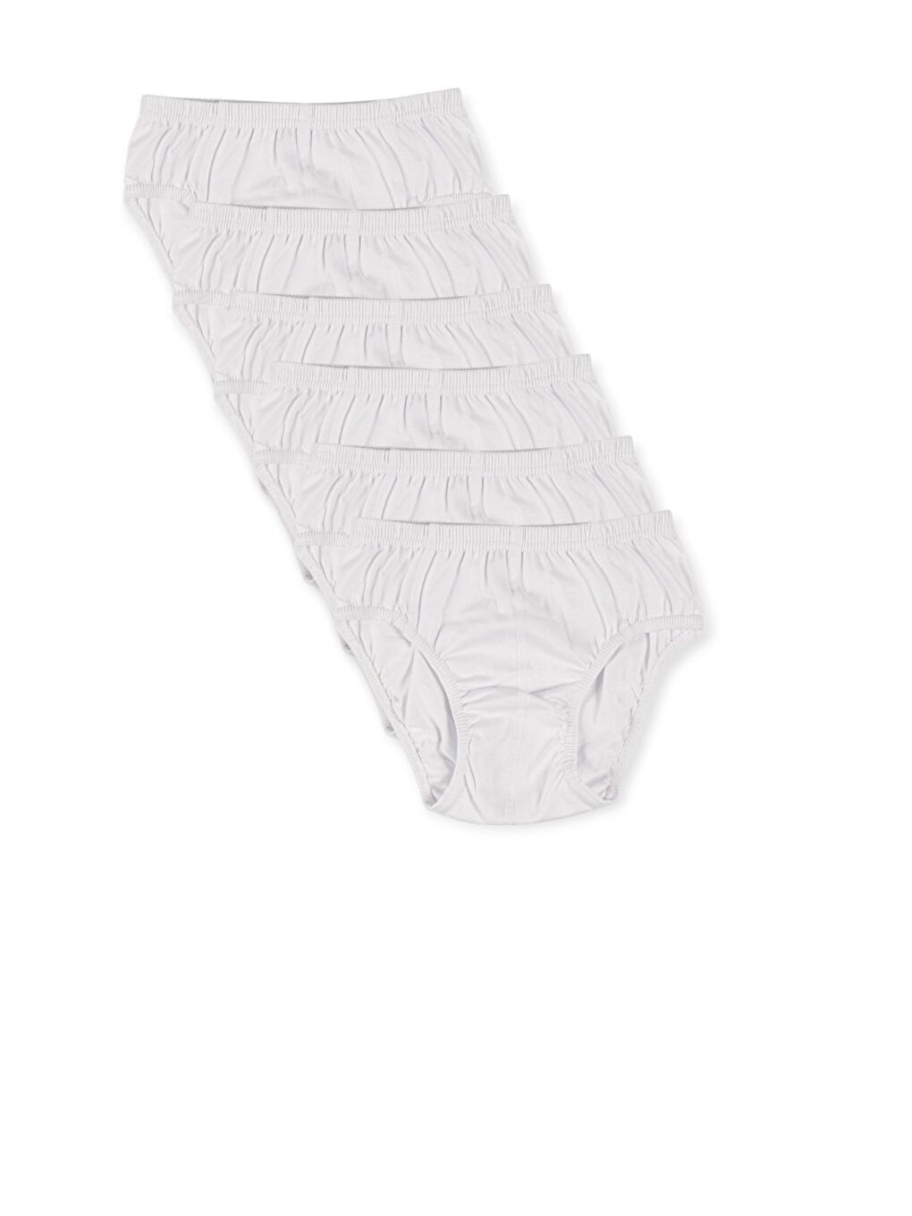 Güneş Basic Beyaz Erkek Çocuk Slip Külot 6'lı