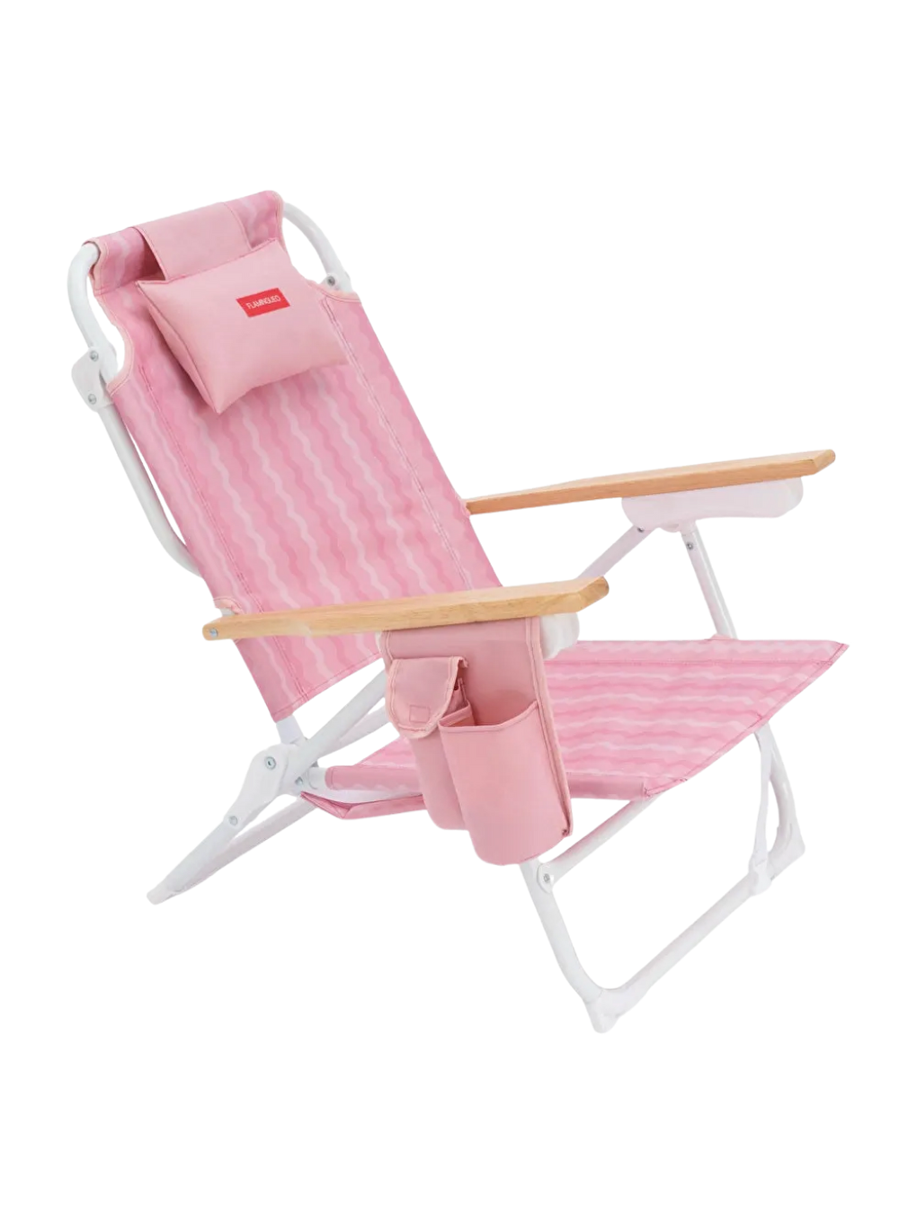 Pembe Soğutucu Cepli Plaj Sandalyesi Echo Pink-1