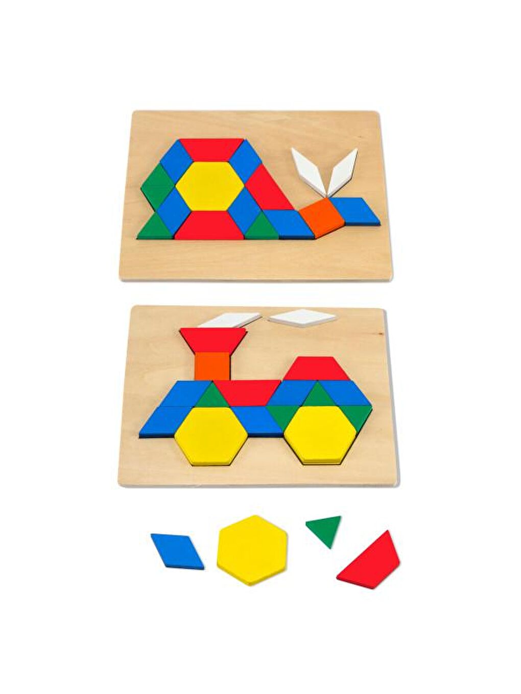 Melissa and Doug Karışık Ahşap Gelişmiş Şekil Bulmaca - 4