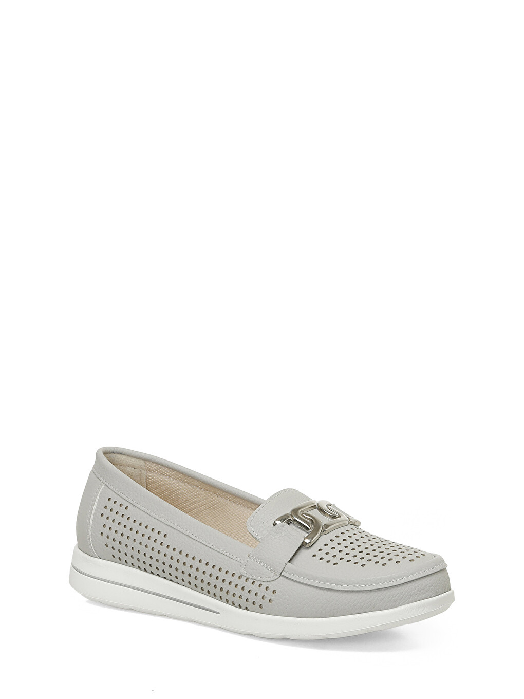 Gri 166019.Z5FX GRI Kadın Loafer-1