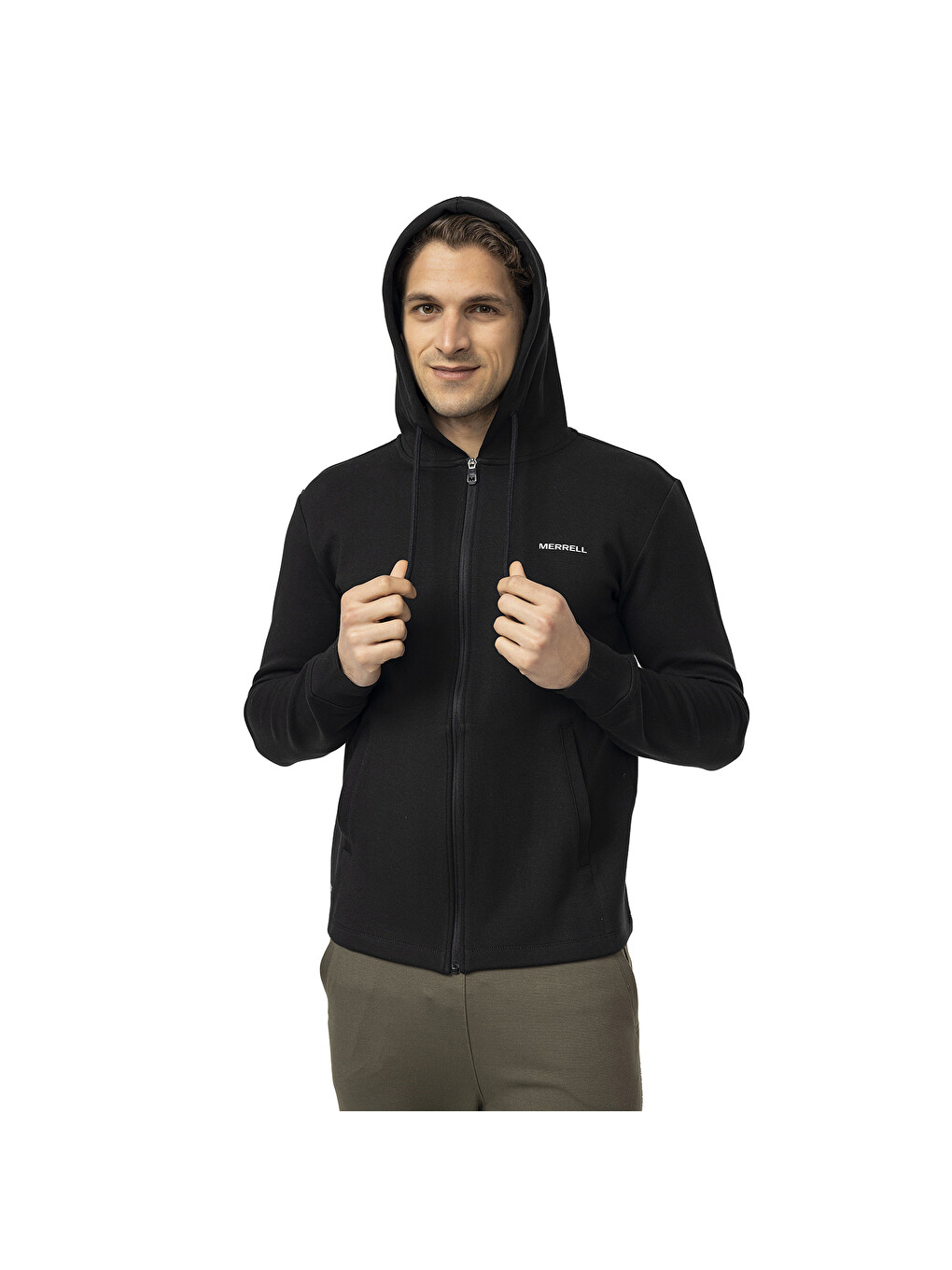 Sting Siyah Erkek Fermuarlı Sweatshirt Hırka-6