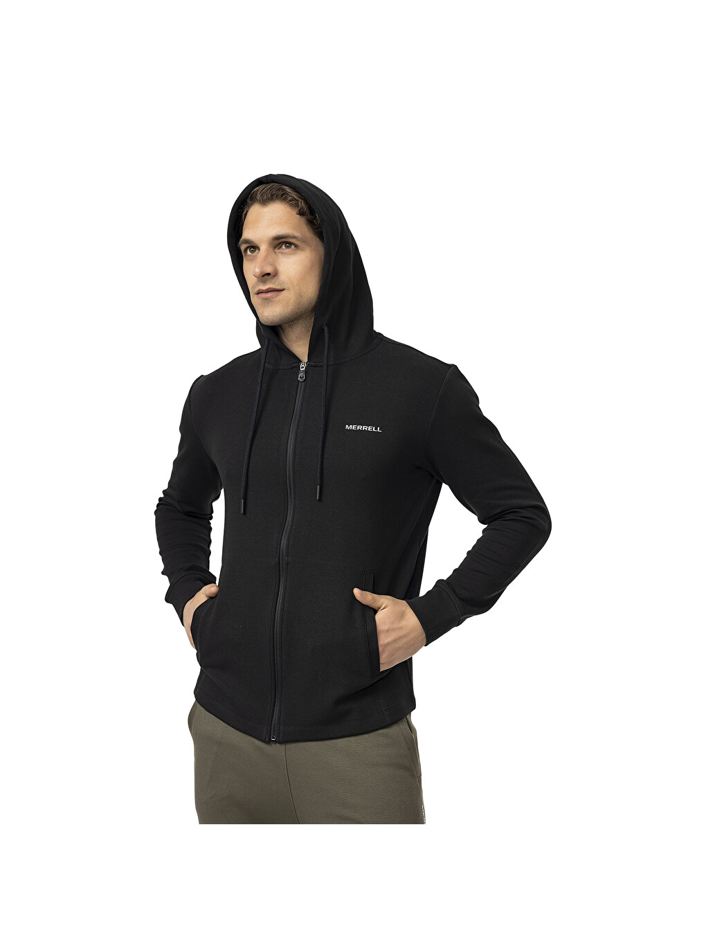 Sting Siyah Erkek Fermuarlı Sweatshirt Hırka-7