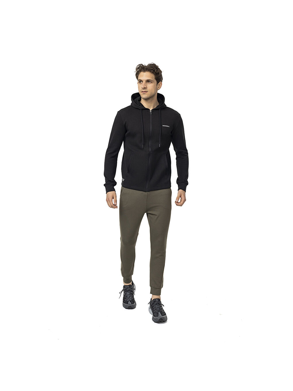 Sting Siyah Erkek Fermuarlı Sweatshirt Hırka-9