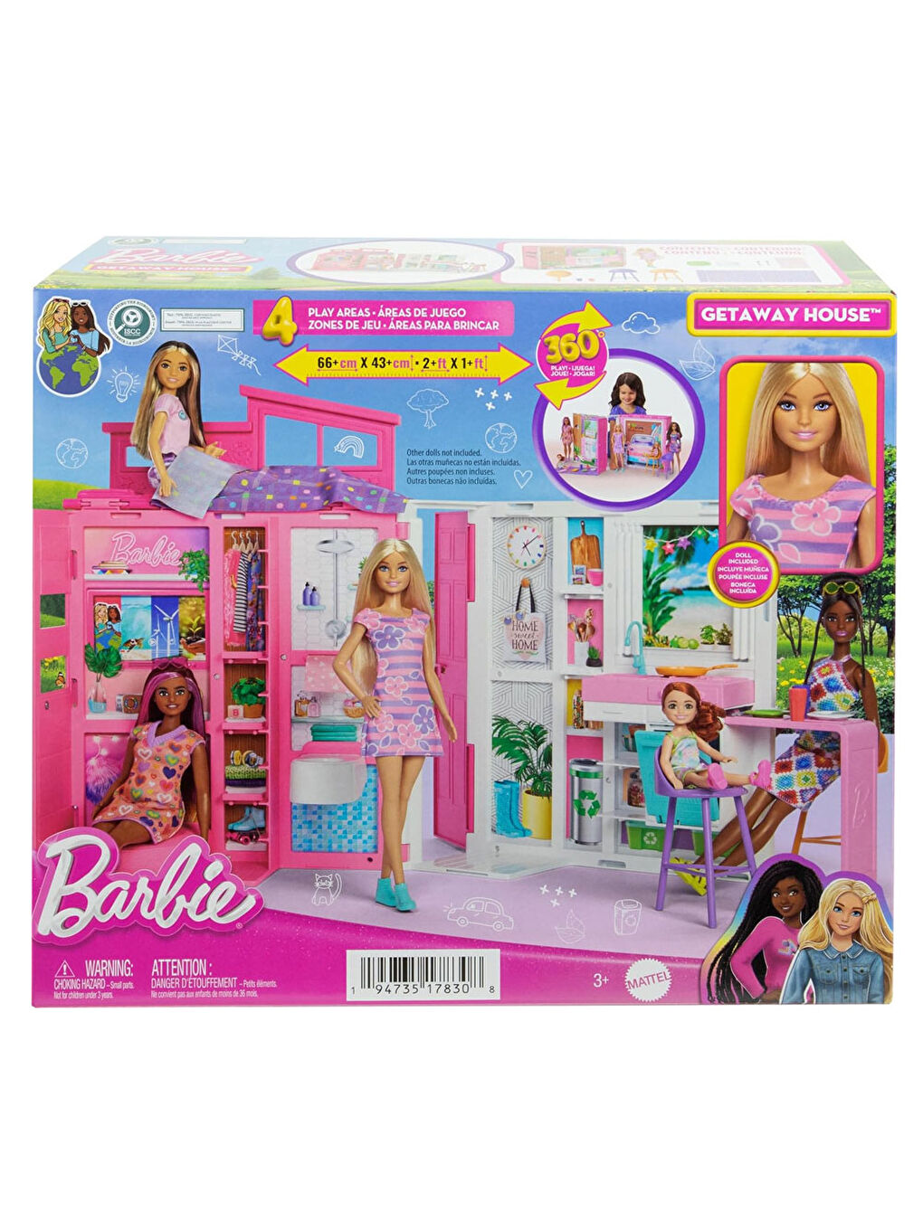 Barbienin Portatif Evi 2024 HRJ77