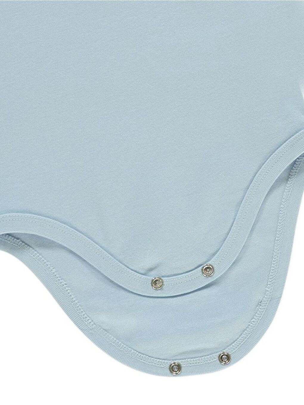 Baby Organik 5 li Sıfır Kol 1-3 yaş Çıtçıtlı Badi - Mavi 3-4 Yaş-3