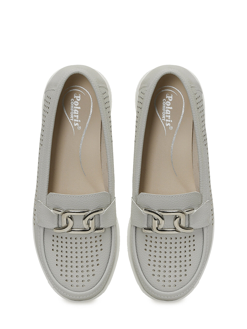 Gri 166019.Z5FX GRI Kadın Loafer-3