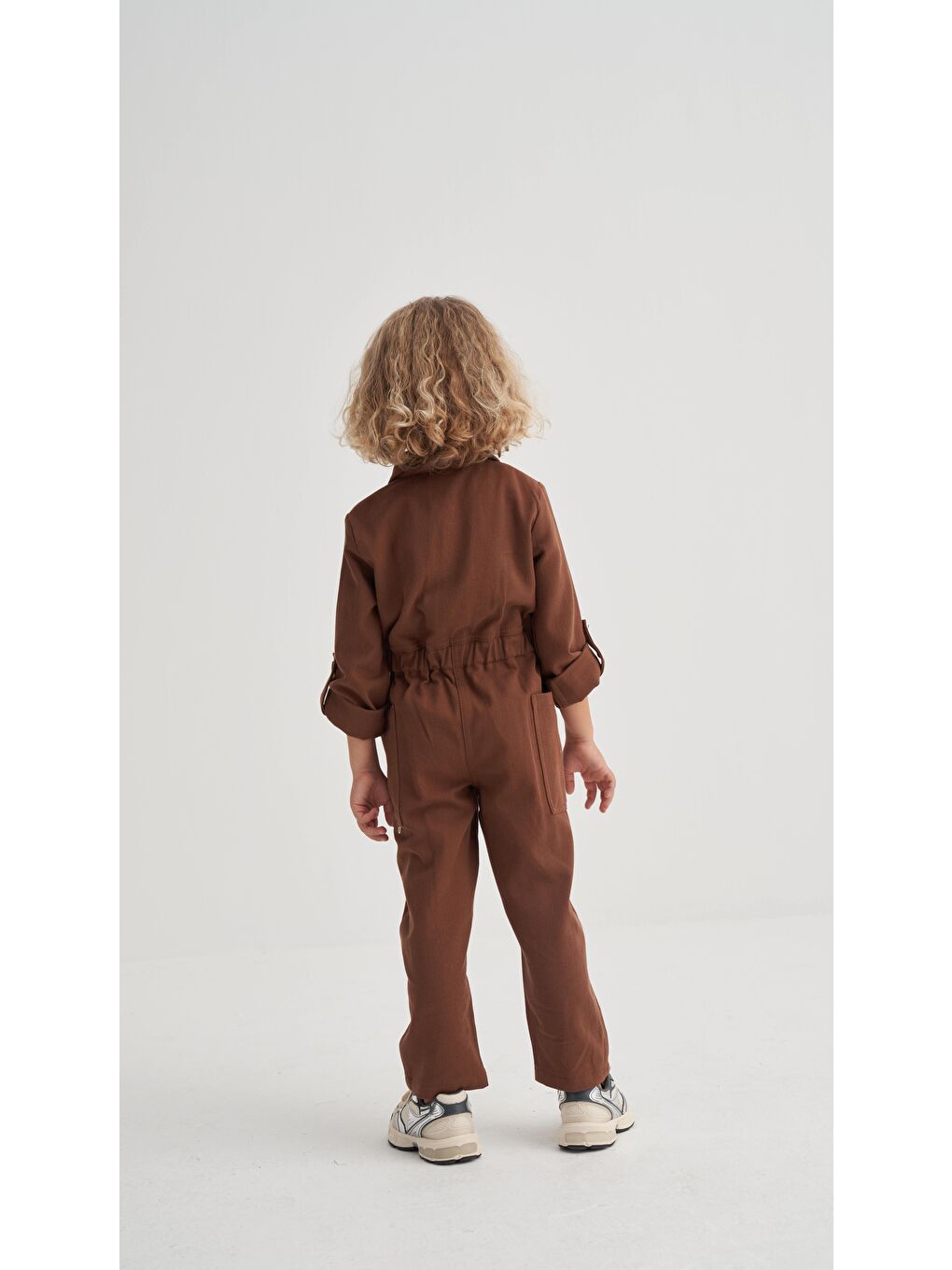 Kahverengi Gabardin Tulum 2-7 Yaş Kahve-2