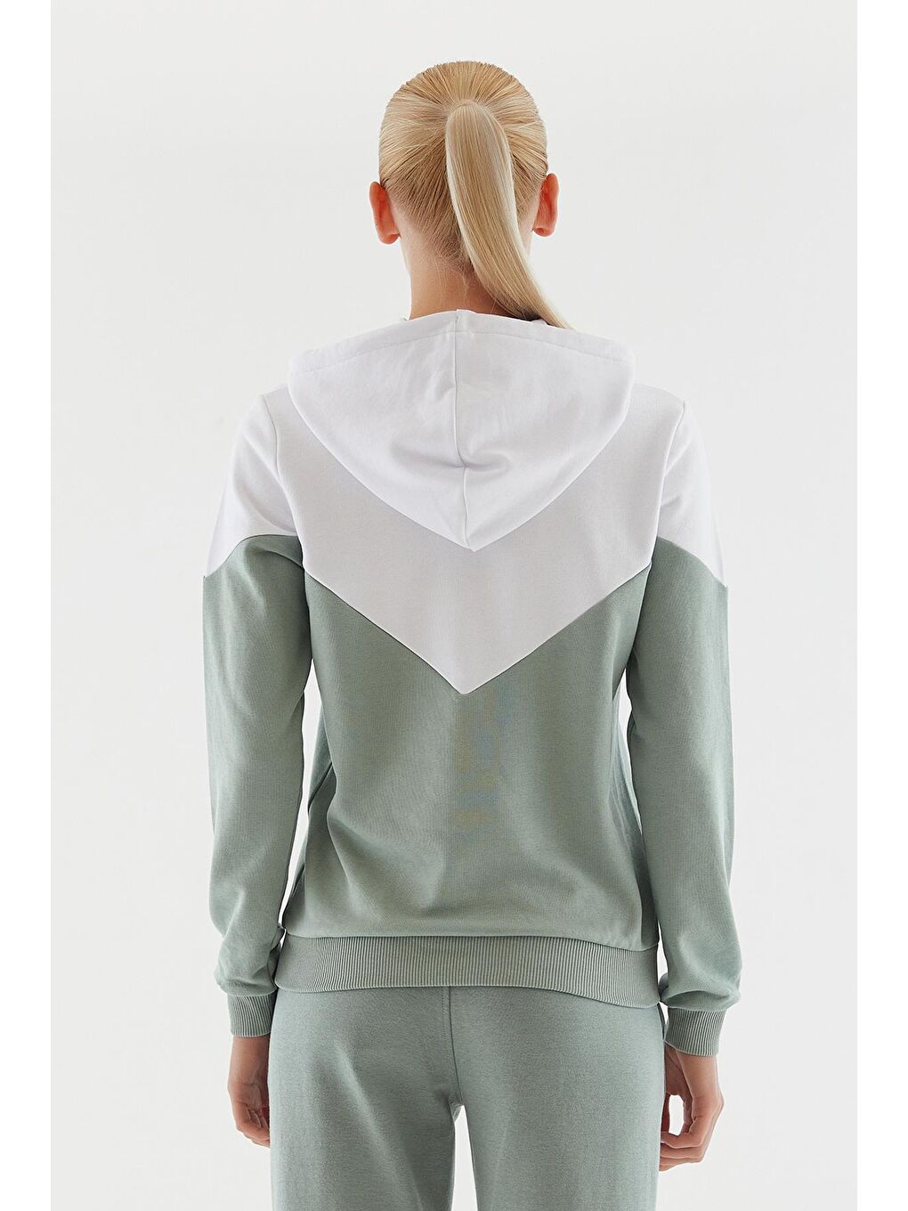 Yeşil Kadın Sweatshirt-7