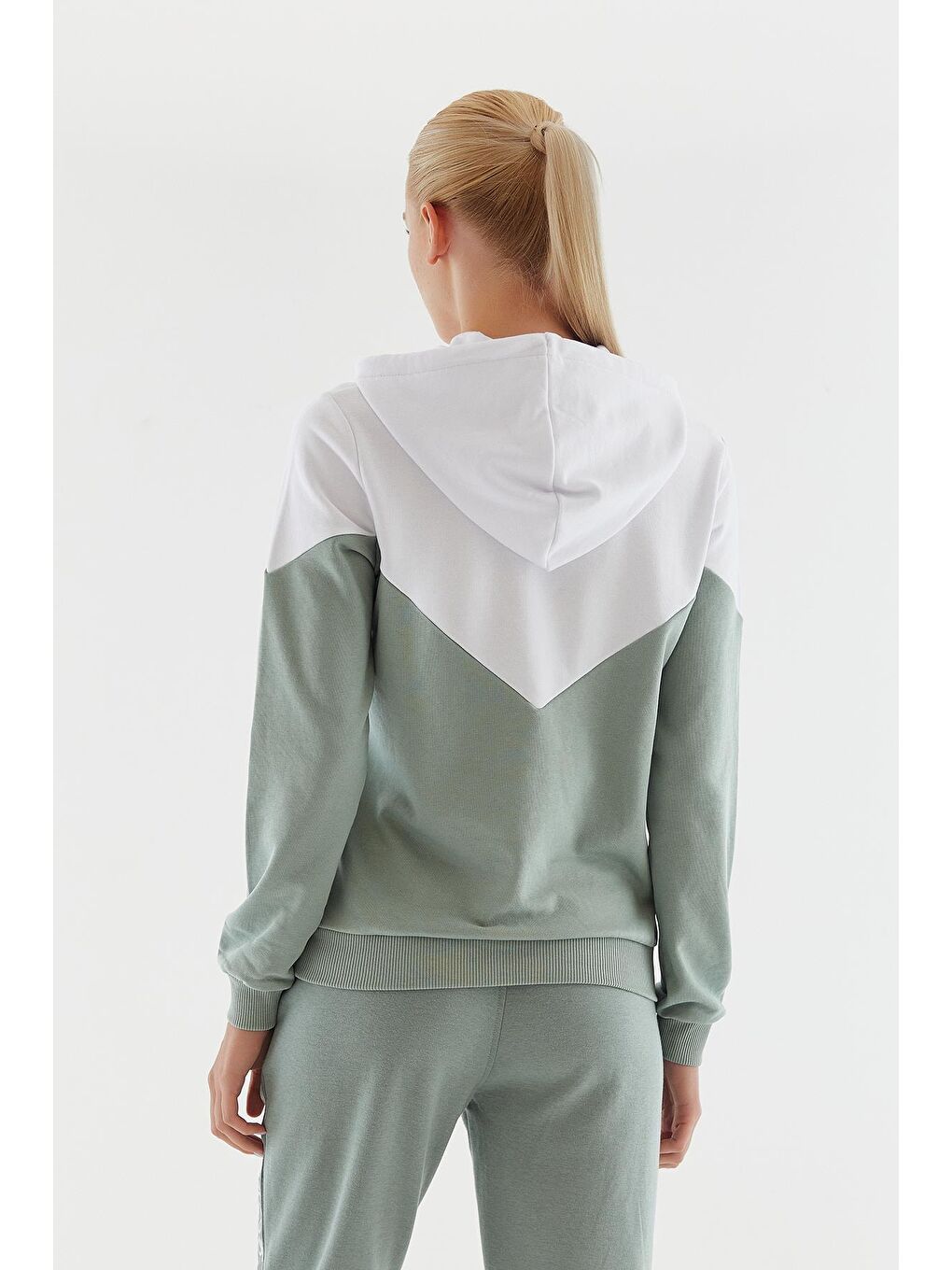 Yeşil Kadın Sweatshirt-8