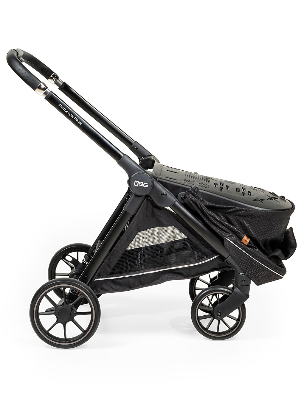 Petunya Plus Travel Sistem Bebek Arabası Siyah-1