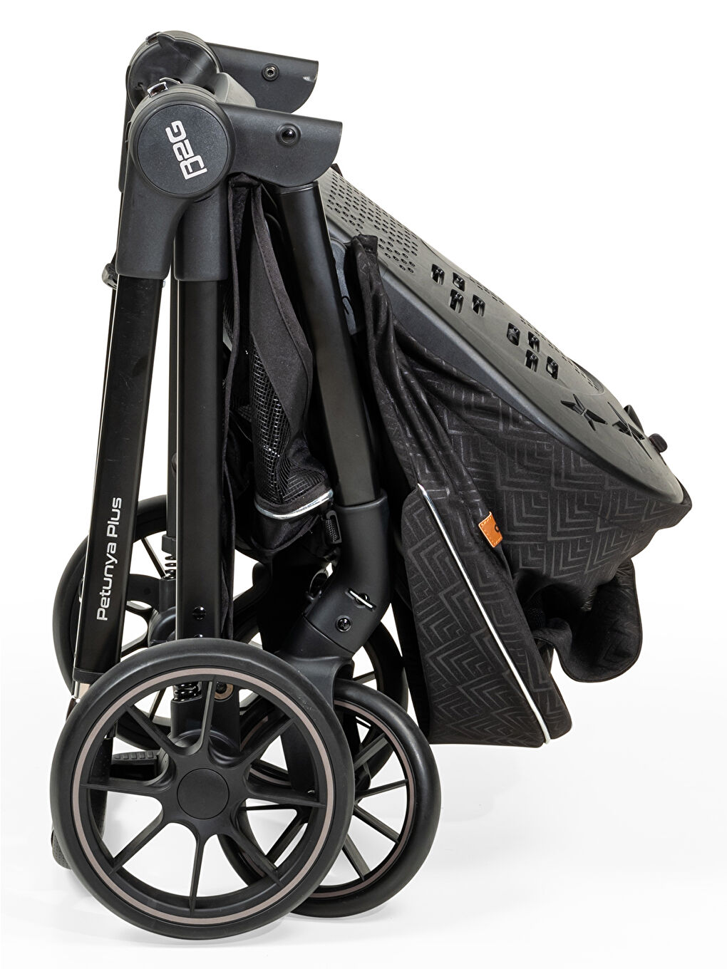 Petunya Plus Travel Sistem Bebek Arabası Siyah-2