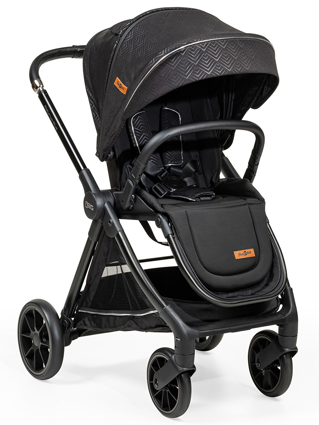 Petunya Plus Travel Sistem Bebek Arabası Siyah-5