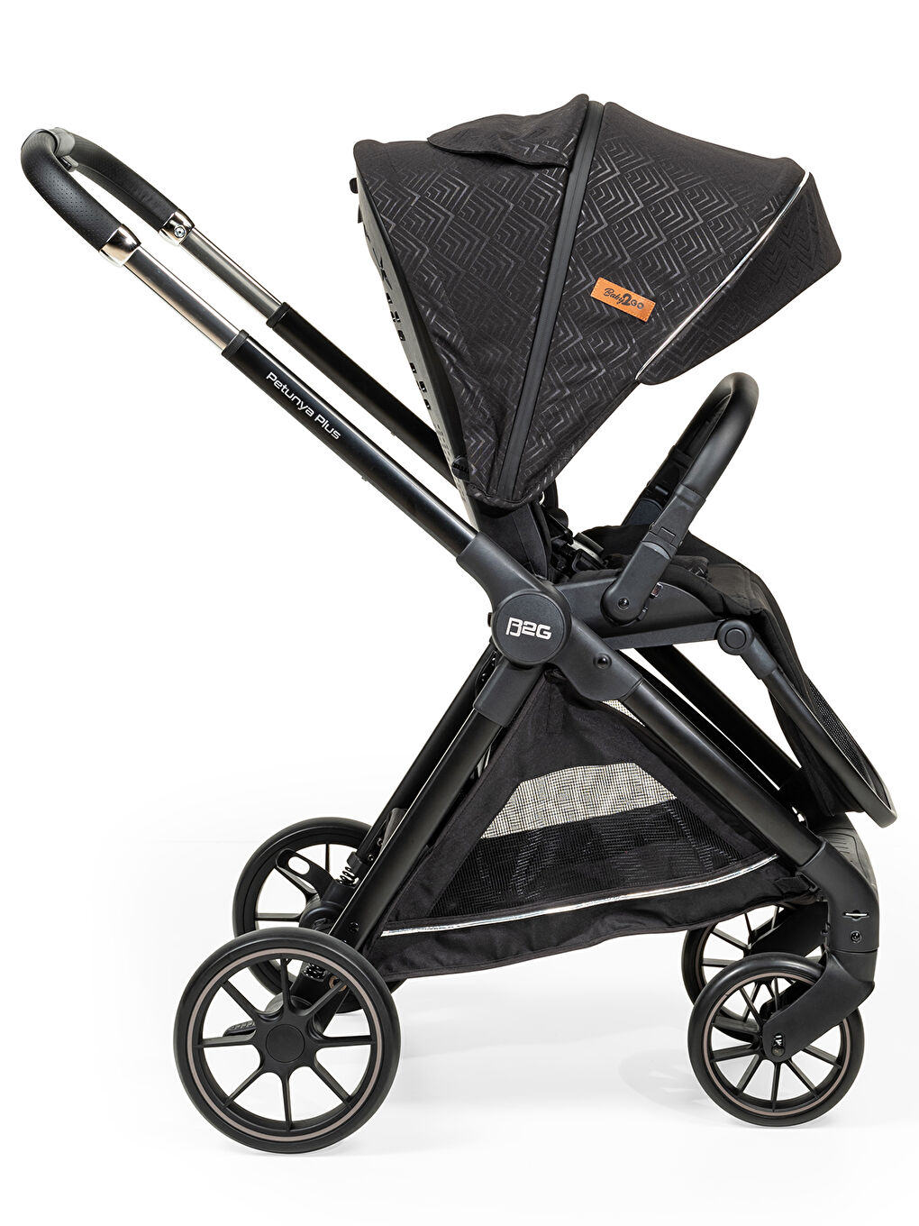 Petunya Plus Travel Sistem Bebek Arabası Siyah-7