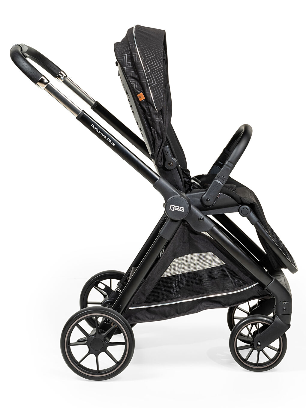 Petunya Plus Travel Sistem Bebek Arabası Siyah-10