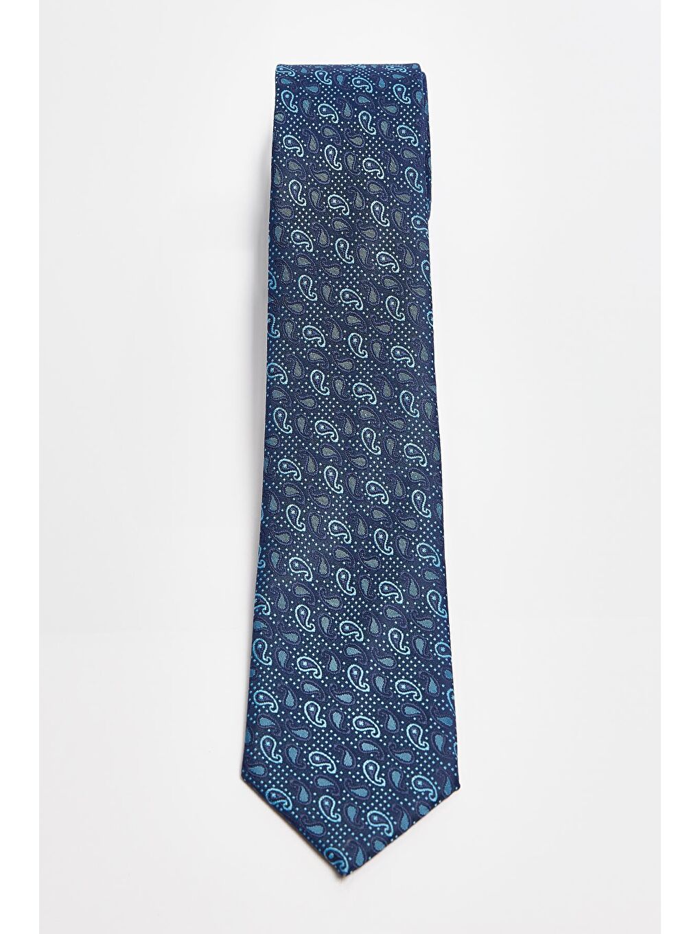 Karışık Desenli Klasik Cep Mendilli Erkek Kravat-3