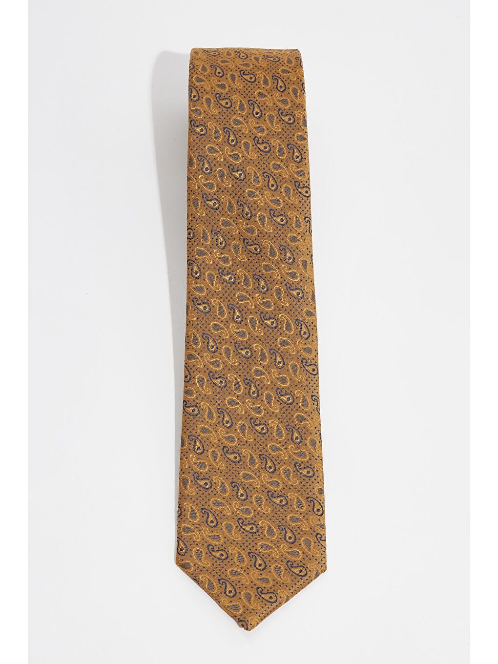 Karışık Desenli Klasik Cep Mendilli Erkek Kravat-3