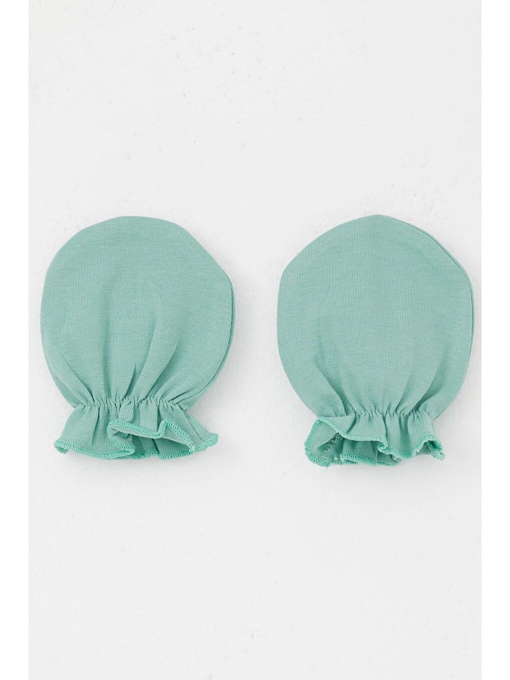 Yenidoğan Bebek Eldiven Basic Mint Yeşili (7 X 9 Cm)