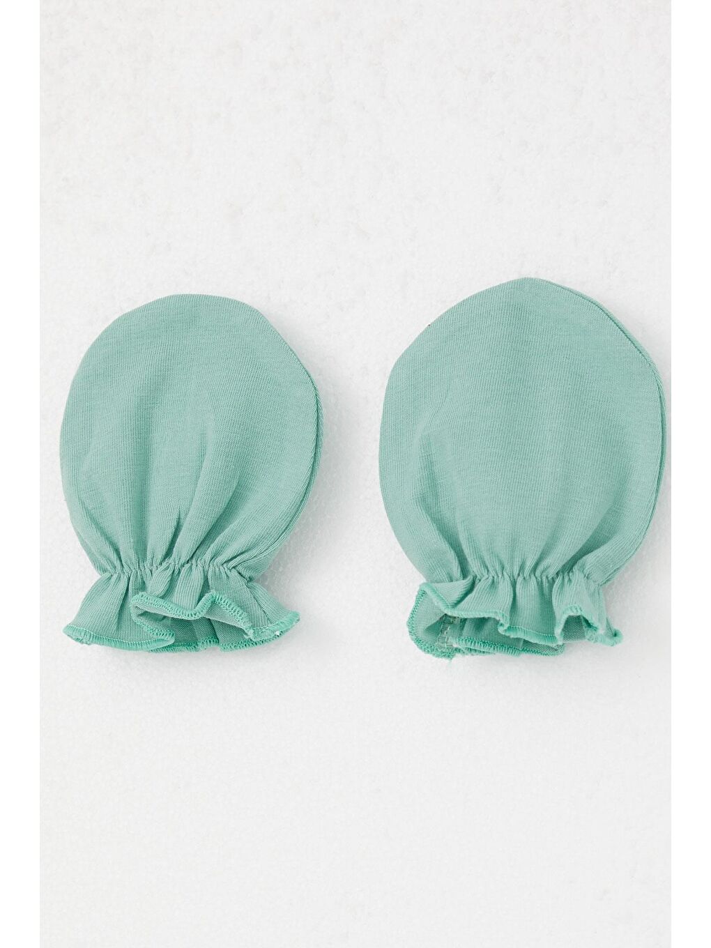 Yenidoğan Bebek Eldiven Basic Mint Yeşili (7 X 9 Cm)-2