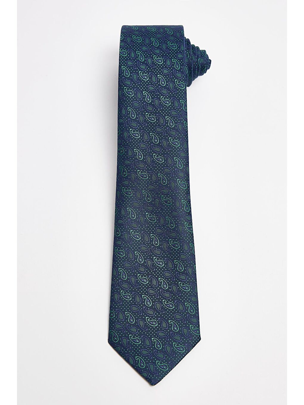 Karışık Desenli Klasik Cep Mendilli Erkek Kravat