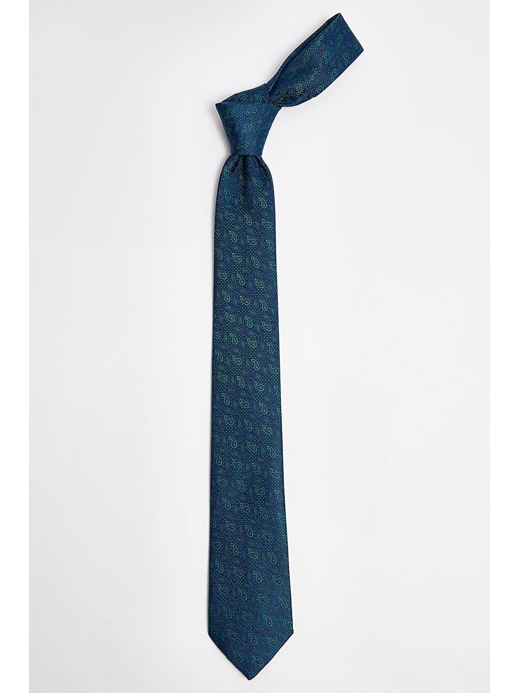 Karışık Desenli Klasik Cep Mendilli Erkek Kravat-2