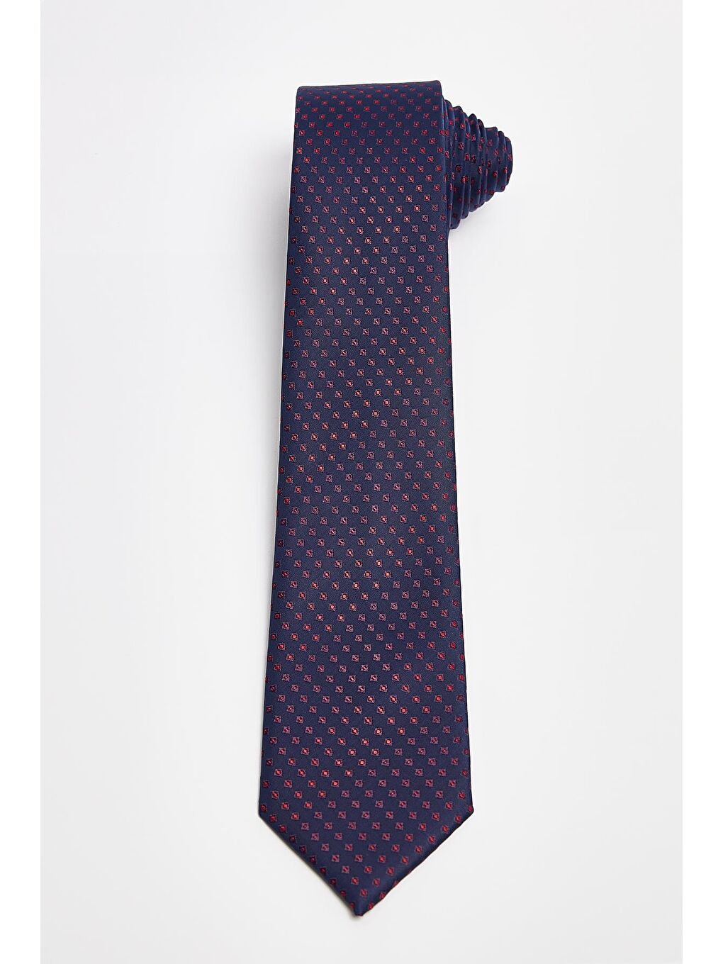 Karışık Desenli Klasik Cep Mendilli Erkek Kravat