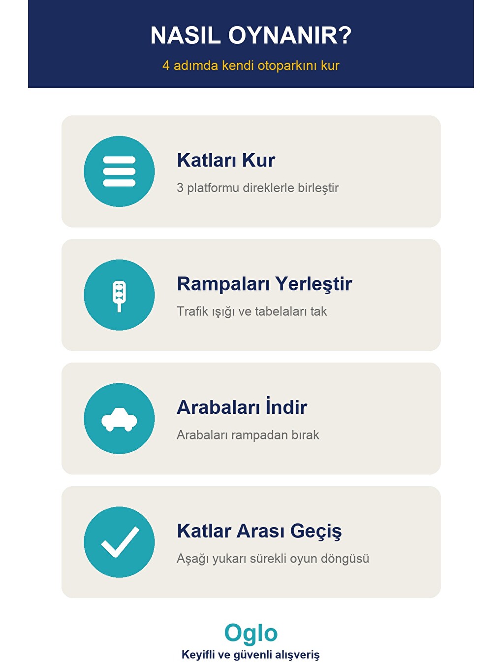 3 Katlı Otopark Garaj Oyun Seti 81 Parça 2 Araba Rampalı-6